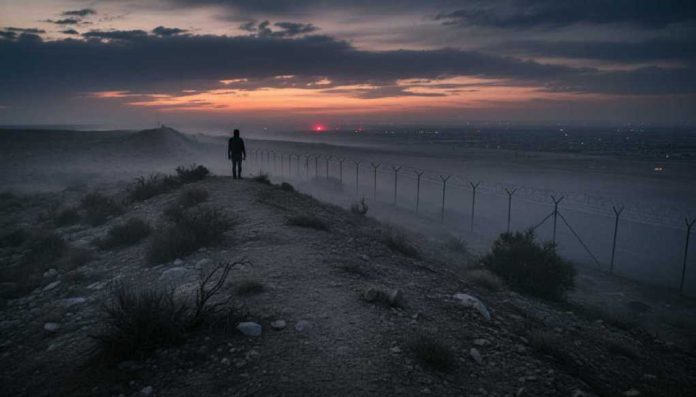 Create a featured image for the article titled: Trumps Border Czar Reveals Chilling Border Encounter Requirements: - NO t