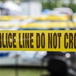 Teen Mom Vanishes—Baby Starving! Yellow police line tape with Do Not Cross.