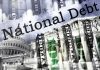 U.S. Capitol and dollar bills collage on national debt theme